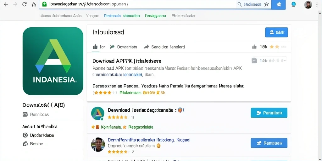 Pemandangan grafis yang menakjubkan dalam game.